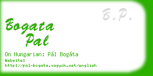 bogata pal business card